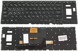 Клавіатура для ноутбуку Asus GX501 series з підсвіткою клавіш RGB без рамки Black