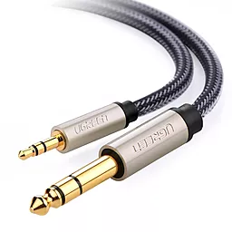 Аудио кабель Ugreen Jack 6.35mm - mini Jack 3.5mm M/M cable 2 м gray (10628) - миниатюра 3