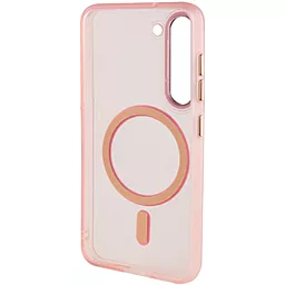 Чехол Epik TPU Lyon frosted with MagSafe для Samsung Galaxy S23 Pink - миниатюра 3
