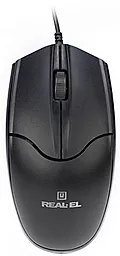 Компьютерная мышка REAL-EL RM-410 Silent Black (EL123200025) - миниатюра 3