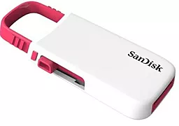 Флешка SanDisk 16 GB Cruzer U SDCZ59-016G-B35WP White-Pink - миниатюра 2