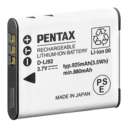 Аккумулятор для фотоаппарата Pentax D-Li92 / Olympus Li-50B (925 mAh)