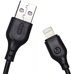 Кабель USB XO NB103 Bell 2M Lightning Cable Black