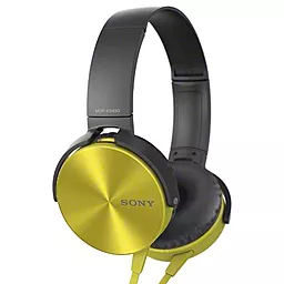 Навушники Sony MDR-XB450AP Yellow - мініатюра 3