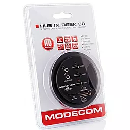 хаб Modecom IN-DESK 80 (HUB-IN80-AU-CR) - мініатюра 4