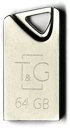 Флешка T&G Metal Series 64GB USB 2.0 (TG109-64G) Silver