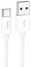 Кабель USB Hoco X87 Magic Silicone 3A USB Type-C Cable White