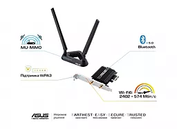 Бездротовий адаптер (Wi-Fi) Asus PCE-AX58BT