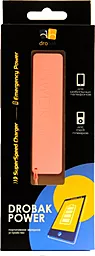 Повербанк Drobak Power 2000 mAh Pink (605314) - миниатюра 4