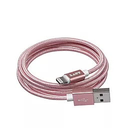 USB Кабель Laut LINK Metallics Lightning Rose Gold (LAUTLKMLTN1.2RG) - мініатюра 2