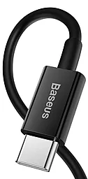 Кабель USB Baseus Superior Series Fast Charging 66w 6a 2m USB Type-C сable black (CATYS-A01) - миниатюра 3