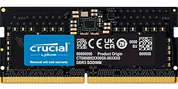 Оперативная память для ноутбука Micron 8 GB SO-DIMM DDR5 4800 MHz (CT8G48C40S5)