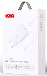 Сетевое зарядное устройство XO L126 20w PD USB-C fast charging white - миниатюра 4