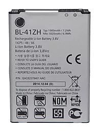 Аккумулятор LG D295 L Fino Dual / BL-41ZH (1900 mAh) - миниатюра 2