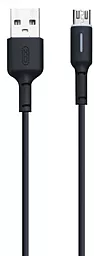 Кабель USB XO NB112 Fast micro USB Cable Black