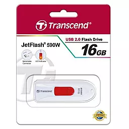 Флешка Transcend 16GB JetFlash 590 White USB 2.0 (TS16GJF590W) - мініатюра 5