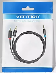 Аудио кабель Vention AUX mimi Jack 3.5mm - 2xRCA M/M cable 1.5 м black (BCLBG) - миниатюра 9