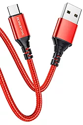 Кабель USB Borofone BX54 2.4A micro USB Cable Red - миниатюра 2