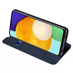 Чехол Dux Ducis с карманом визиток Samsung A037 Galaxy A03s  Blue - миниатюра 2