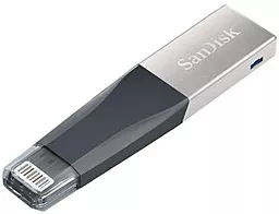 Флешка SanDisk 256GB iXpand Mini USB 3.0/Lightning (SDIX40N-256G-GN6NE) Grey - миниатюра 3