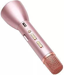 Колонка-микрофон Magic Karaoke K-088 Pink - мініатюра 2