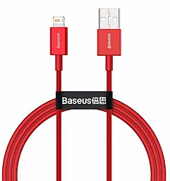 Кабель USB Baseus Superior Series 2.4A 2M Fast Charging Lightning Cable  Red (CALYS-C09)