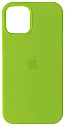 Чехол Silicone Case Full для Apple iPhone 12 Mini Party Green