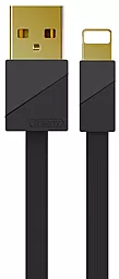 Кабель USB Remax Gold Plating QC Lightning Cable 3A Black (RC-048i)