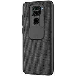 Чехол Nillkin Camshield (шторка на камеру) для Xiaomi Redmi Note 9, Redmi 10X  Черный / Black