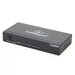 Відео спліттер Cablexpert HDMI F-F на 4 порта Black (DSP-4PH4-02)