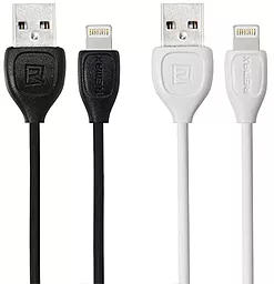 Кабель USB Remax Lesu Double Side 2M 2-in-1 USB to Lightning/micro USB cable black (RC-050t) - миниатюра 2