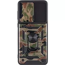 Чехол Epik Camshield Serge Ring Camo для Samsung Galaxy A33 5G Army Brown - миниатюра 4