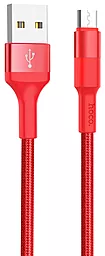 USB Кабель Hoco X26 Xpress micro USB Cable Red