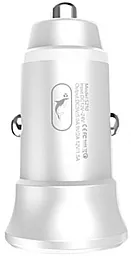 Автомобильное зарядное устройство SkyDolphin SZ10 15.5w QC3.0 car charger white (AZP-000085) - миниатюра 2