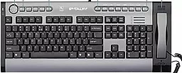 Клавиатура A4Tech KIP-800-R Grey+Black - миниатюра 2