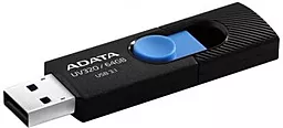 Флешка ADATA 64GB UV320 USB 3.1 (AUV320-64G-RBKBL) Black/Blue - миниатюра 2