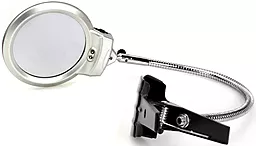 Лупа на прищепці Magnifier 15120-A 90мм/2х-6х