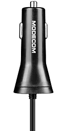 Автомобильное зарядное устройство Modecom Royal ULU-01 2.4a micro USB cable black (ZT-MC-KULU-01) - миниатюра 2