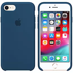 Чехол Silicone Case для Apple iPhone 7, iPhone 8 Blue Cobalt