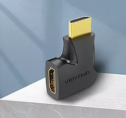 Видео переходник (адаптер) Vention HDMI v2.0 4k 60hz black (AIPBO) - миниатюра 5