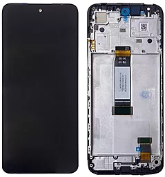 Дисплей Xiaomi Redmi 12, Redmi 12 5G с тачскрином и рамкой, Black