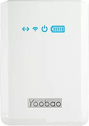 Повербанк Yoobao Power Bank + Wi-Fi10400 mAh Mytour YB-658, [PBYB658-WT] White - миниатюра 4