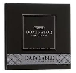 Кабель USB Remax Dominator micro USB Cable Black (RC-064m) - миниатюра 3