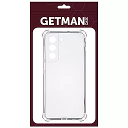 Чехол GETMAN Ease logo для Samsung Galaxy S22  Прозрачный - миниатюра 2