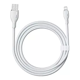 Кабель USB Baseus Pudding Series 12w 2.4a 2m Lightning cable white - миниатюра 2
