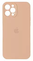 Чехол Silicone Case Full Camera для Apple iPhone 15 Pro Pink Sand