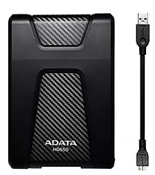 Внешний жесткий диск ADATA DashDrive Durable HD650 2TB (AHD650-2TU31-CBK) - миниатюра 4