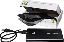 Карман для HDD 1StCharger SATA HDD/SSD 2.5" USB 2.0 (HDE1STU2520B) Black