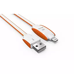 USB Кабель LDNio 2-in-1 USB Lightning/micro USB Cable Orange (LC83) - мініатюра 4