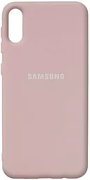 Чехол Epik Silicone Cover Full Protective (AA) Samsung A022 Galaxy A02 Pink Sand